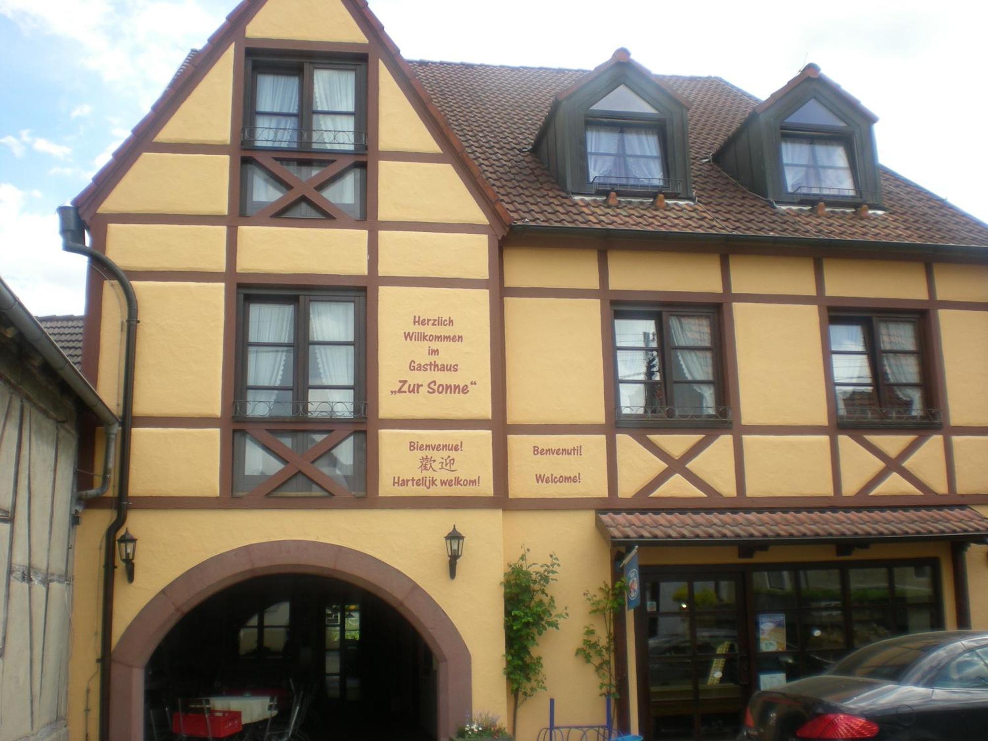 Gasthaus Sonne Gbr Trennfeld Exteriör bild